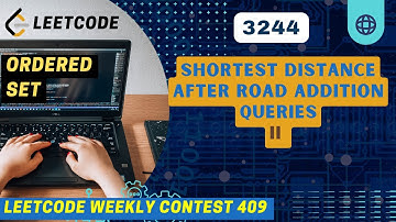 3244. Shortest Distance After Road Addition Queries II | SET