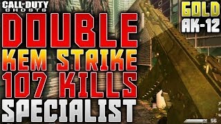 COD: Ghosts - FAST "DOUBLE KEM STRIKE" & 107 KILLS w/ GOLD AK-12 - "COD ELITE IS GONE!" Net Worth