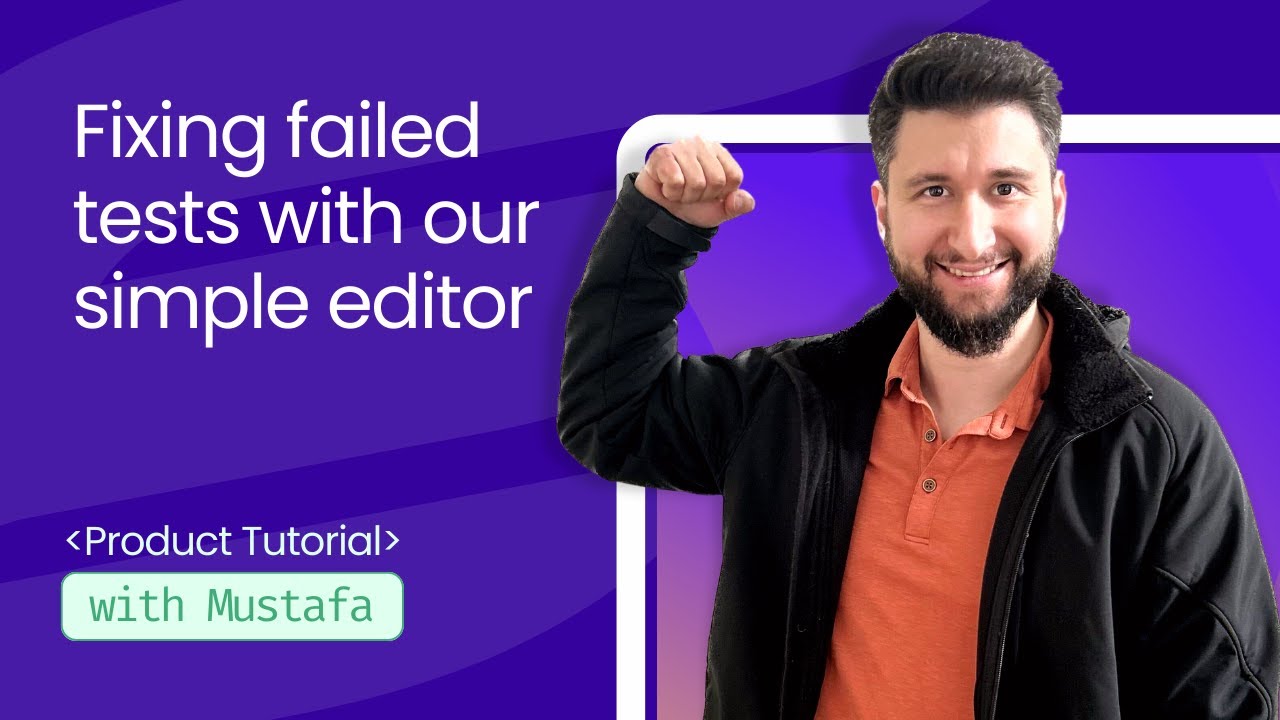 6. Fixing failed test with our simple editor - YouTube