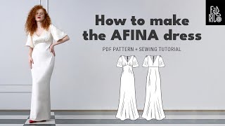 How to Sew a Greek Goddess Dress| DIY Draped Dress Tutorial