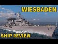Wiesbaden  new t8 german light cruiser  world of warships