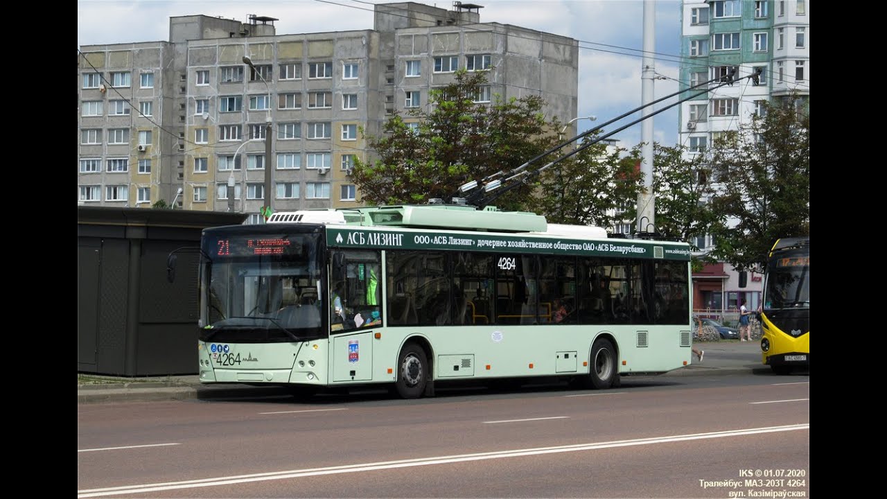 Информатор троллейбусного маршрута №21 г.Минск (Версия 2)