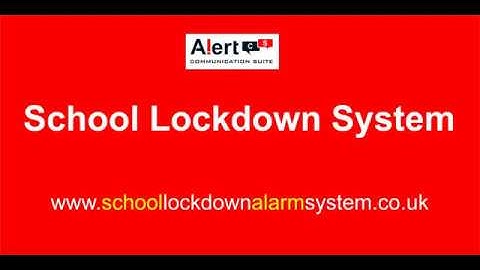 School Lockdown System from Alertcs