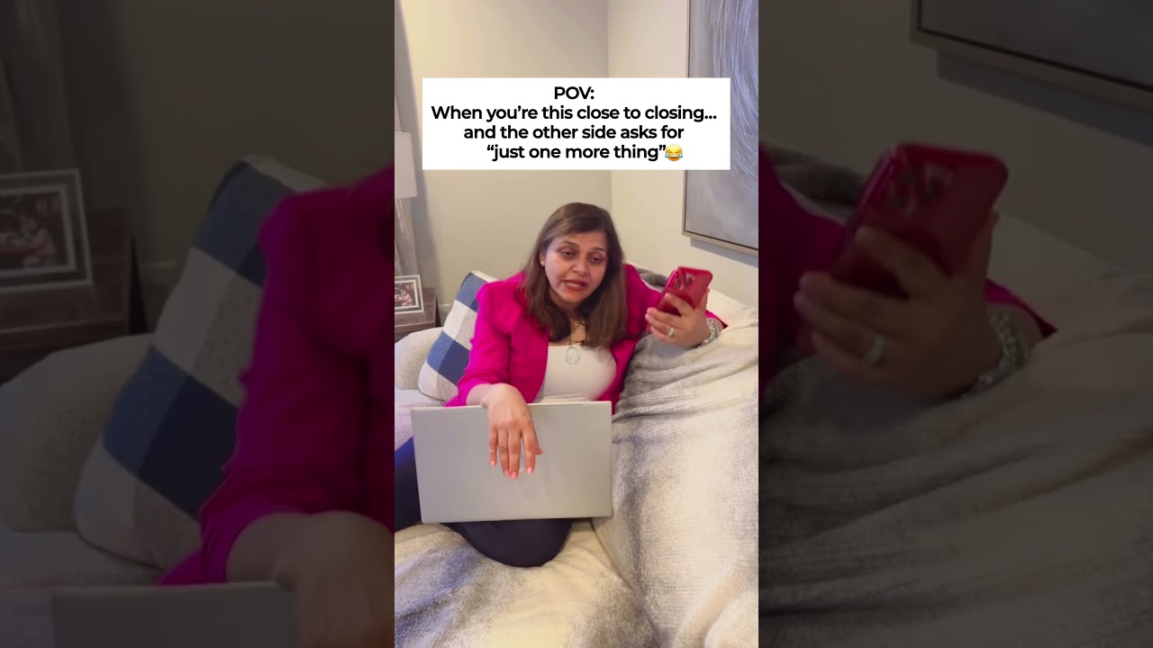 I swear every negotiation has that ONE request that shows up 2 seconds before closing😅