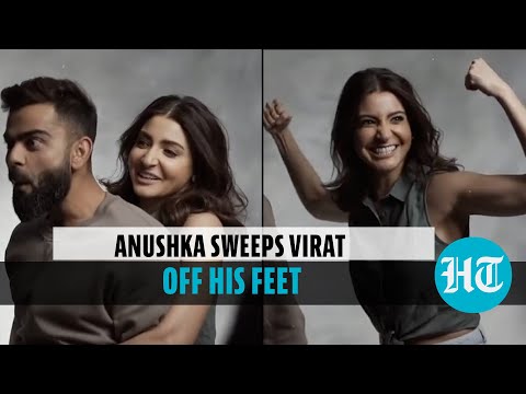 Anushka Sharma lifts Virat Kohli off floor in new video, watch duo's reaction