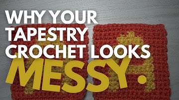 Neater Tapestry Crochet! Modified tapestry crochet stitch tutorial | SchwiftyStitchin