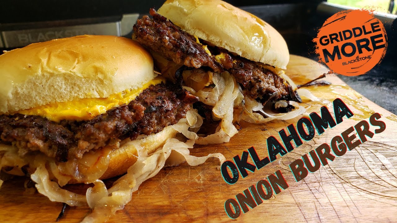 Oklahoma Onion Burger on the Blackstone Griddle - YouTube