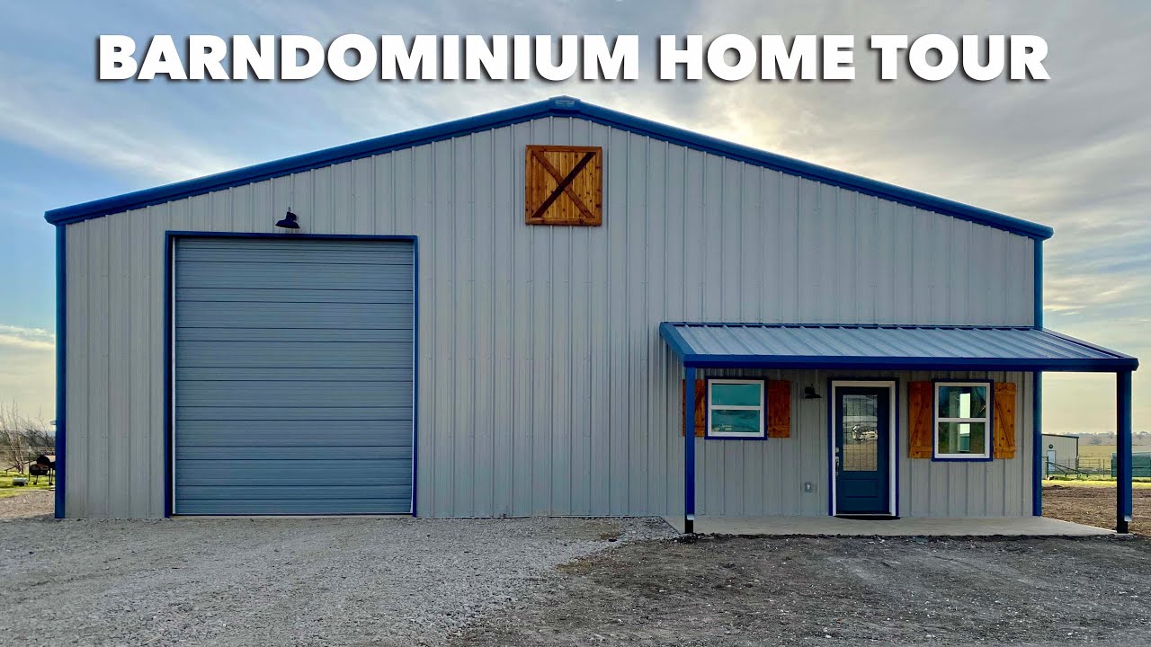New Update 1250 sqft COMPLETED BARNDOMINIUM HOME | EMPTY HOUSE TOUR | Texas Best Construction