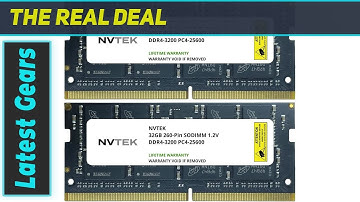 Upgrade Your Laptop with NVTEK 64GB DDR4-3200 SODIMM Memory Kit!