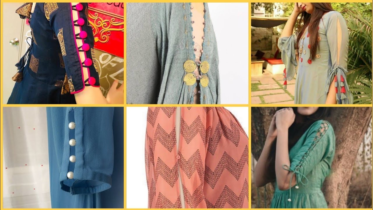 Stylish sleeves design ideas sleeves design Dori & baton sleeves