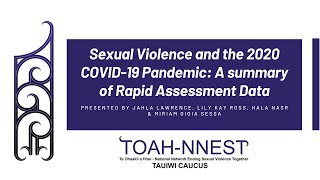 Tauiwi Caucus Presents - Sexual Violence and the 2020 COVID-19 Pandemic