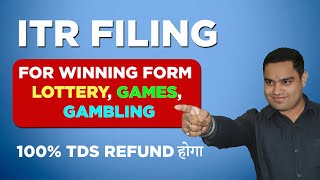 How to File Income Tax Return for Online Gaming Winnings & Get TDS Refund | Section 115BBJ Explained