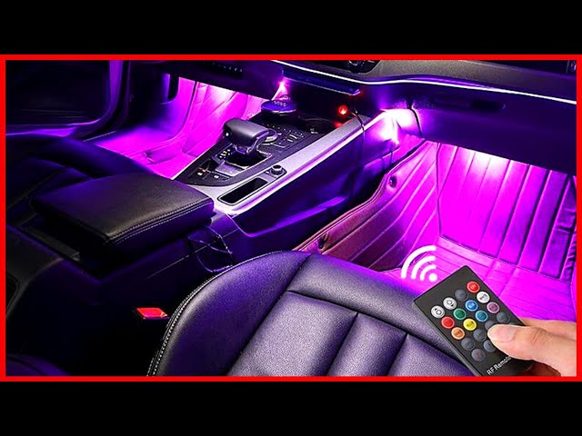 Tenmiro Interior Car Lights,Car Accessories LED Lights for Car,Smart APP  Control with Remote Control,Music Sync Color Change,16 Million Color car