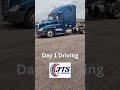 First Day Driving - CDL School | shifting gears