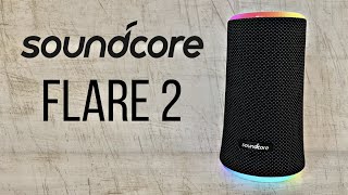 Обзор портативной колонки Soundcore Flare 2/Review of portable speaker Soundcore Flare 2