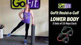 GoFit Resist-a-Cuff Lower Body Workout