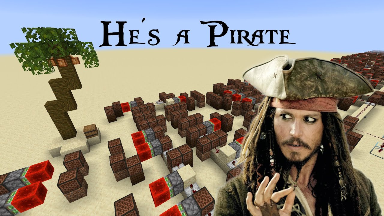 Hes a Pirate Pirates of the Caribbean   Minecraft Note Blocks