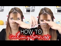 HOW TO Cut my Bangs 💇 | deutsch | Lilixy Mee