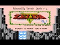 The Legend of Zelda - Linear Version for NES hack. Levels 1 - 4