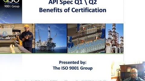 Benefits of API Spec Q1 Q2