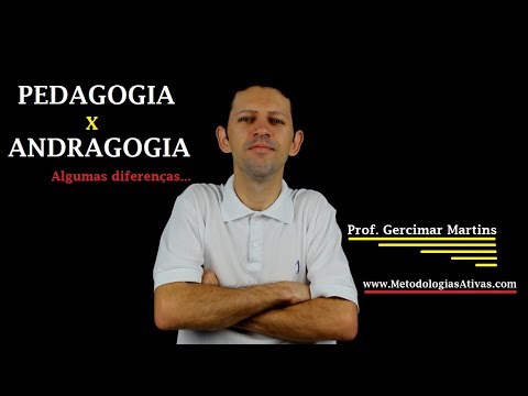 Vídeo: Diferença Entre Andragogia E Pedagogia