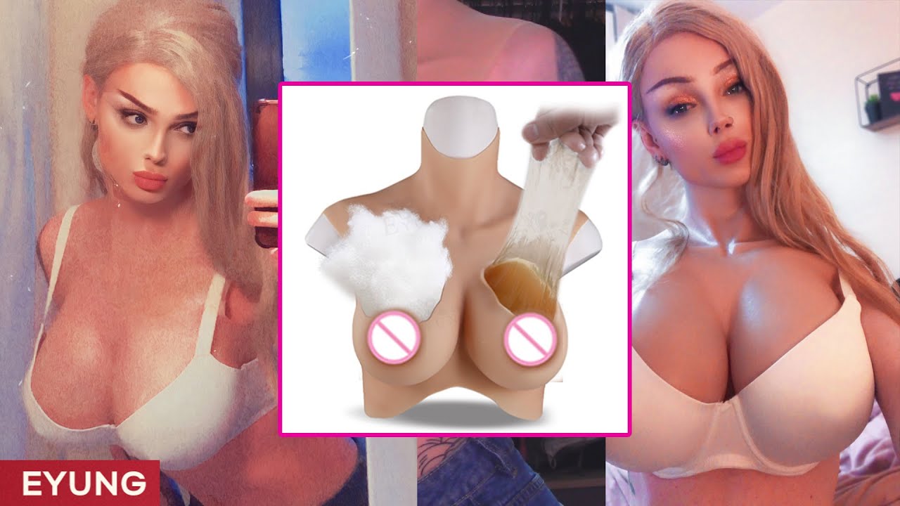 Silicone Breast Silicone Filled H Cup Realistic Fake Boobs False Breasts  Forms Artificial Breast Silicone Filling for Drag Queen Crossdresser 1  Asian