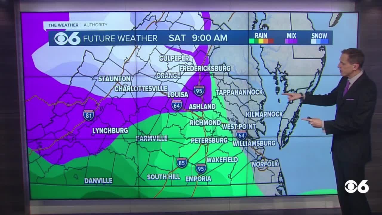 Breezy with decreasing clouds; tracking weekend storm - YouTube