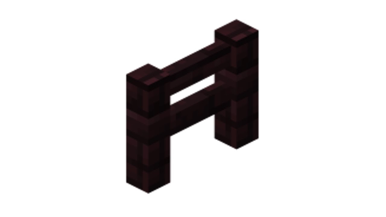 Minecraft - How to Craft A Nether Brick Fence