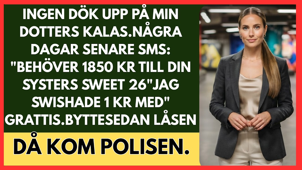 Det började med en sprucken tallrik och en krona som min syster bad mig betala tillbaka – mitt i mitt egna barns födelsedagskalas, där hon inte ens dök upp. Medan Mira väntade vid fönstret i sin...