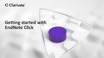 A class recording: getting started with EndNote Click