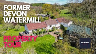 Discover Your Dream Devon Estate! Spacious Former Water Mill with 11.75 Acres of Land