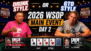 Playing for $10,000,000! WSOP Main Event Day 2 | Best Hands