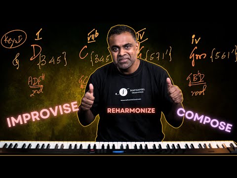 Chord + Melody = One-Hand Magic 🎹 | Improvisation & Basic Reharmonization