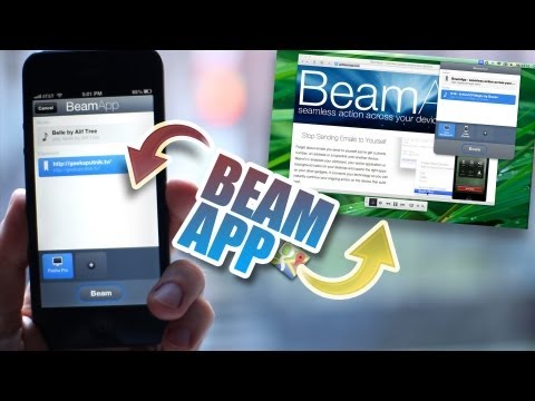 BeamApp, позволит удобно переносить инфо между iPhone и Mac