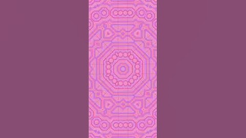 Groovy Geometric Trippy Funky Mesmerizing Boho Hippie Digital Abstract Mandala Animation