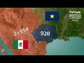 Texas Revolution (1835-1836) using Google Maps