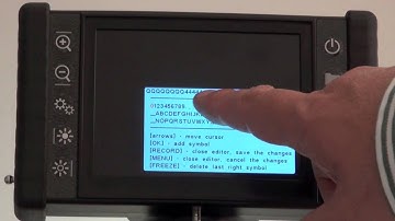 iRis DVR X Video Borescope: How to Add Text