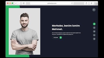 KİŞİSEL WEB SİTE SCRİPTİ - PORTFOLYO SCRİPTİ - ADMİN PANELLİ - SEO UYUMLU - YZF MEDYA
