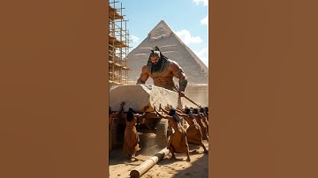 How the Pyramids Were Built  #egyptianai #pyramidsofegypt #ancientegypt