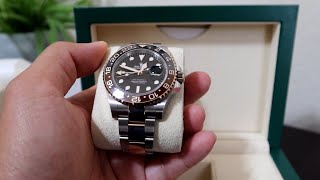 Unboxing and review of my new Rolex GMT Master II Rootbeer 126711CHNR!