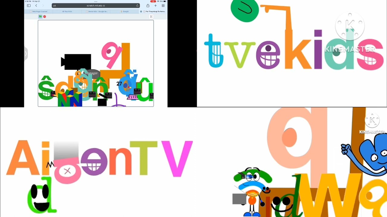 TVOKids Logo Bloopers Up to Faster Quadparison -  Multiplier