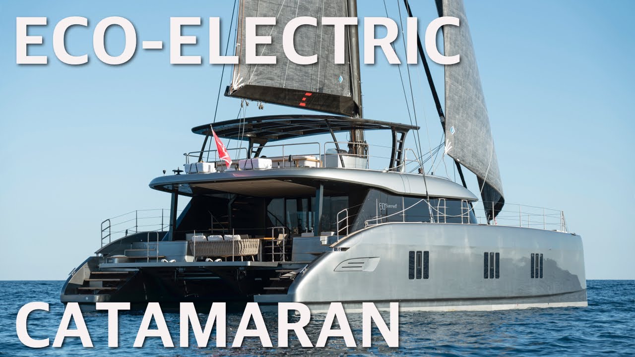 SUNREEF 60 Sail Groundbreaking ECO-Electric Catamaran called Project E Walkthrough with specs