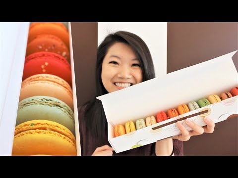 【Chantal Guillon】Macaron Gift Box - Red Velvet, Earl Grey, Almond Praline & more! | Dessert Vlog