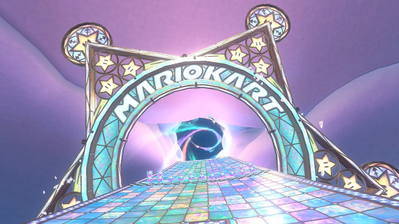 All Rainbow Road Transitions From Section 2 To Section 3 - YouTube