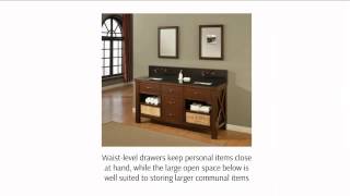 Introduction to open shelf bathroom vanities