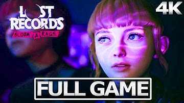 THE LOST RECORDS: BLOOM AND RAGE Full Walkthrough / No Commentary【FULL GAME】4K 60FPS Ultra HD