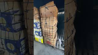 Packaging of smoked fish for distribution in Tanji Fish Market the Gambia 🇬🇲 #fish #viralvideo