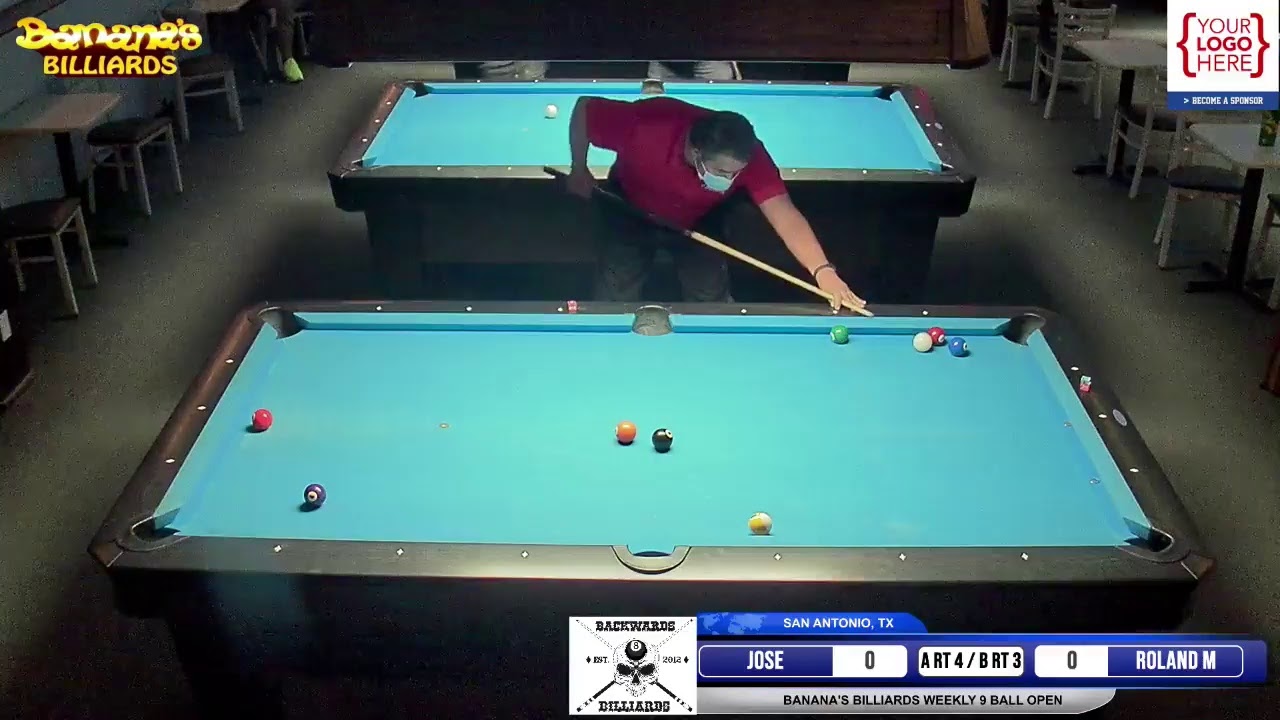 Friday Night 9 Ball Open Live at Banana's Billiards Jan 22, 2021