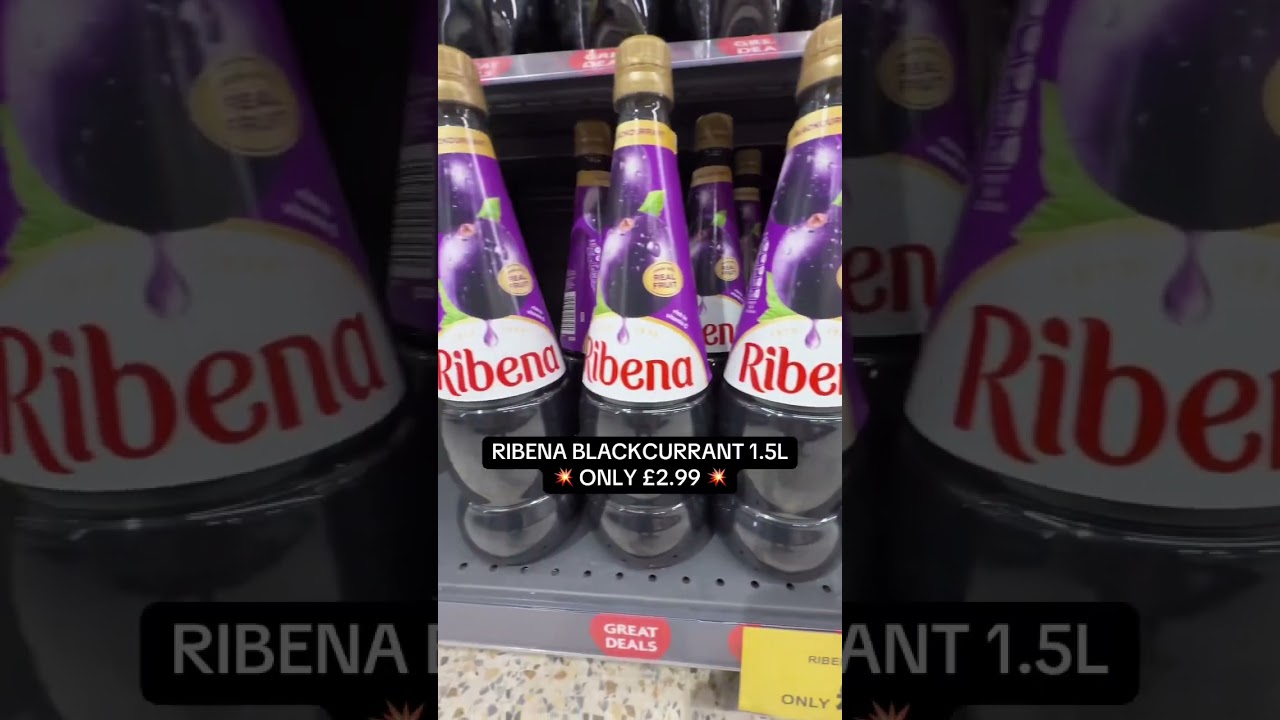 “Ribena 1.5L for £2.99?! Fruity Deal at Hayers Supermarket! 🫐”