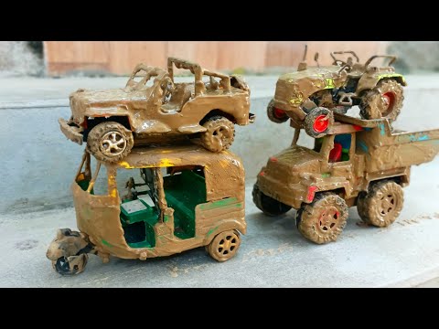 Muddy Auto Rickshaw